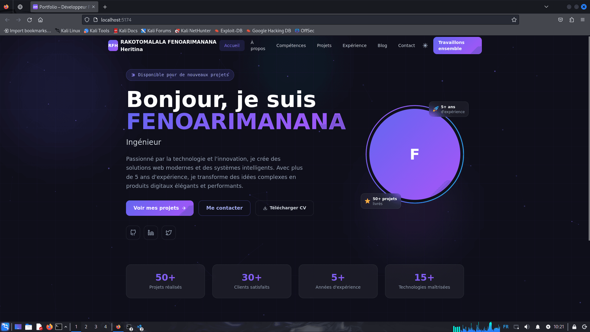 Premium Full Stack Developer Portfolio