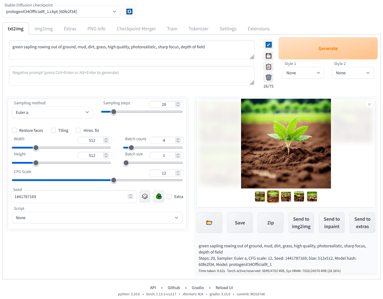 Stable Diffusion WebUI — AI Image Generation Studio